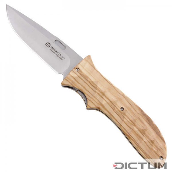 Maserin Folding Knife GTO, Olive Wood