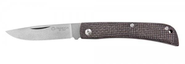 Cuchillo plegable Maserin Scout, micarta gris