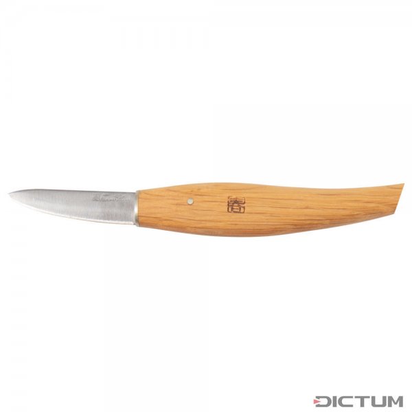 Cuchillo para tallar »Bird & Fish«, forma larga