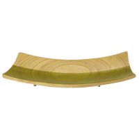 Bambus Schale rechteckig, grün