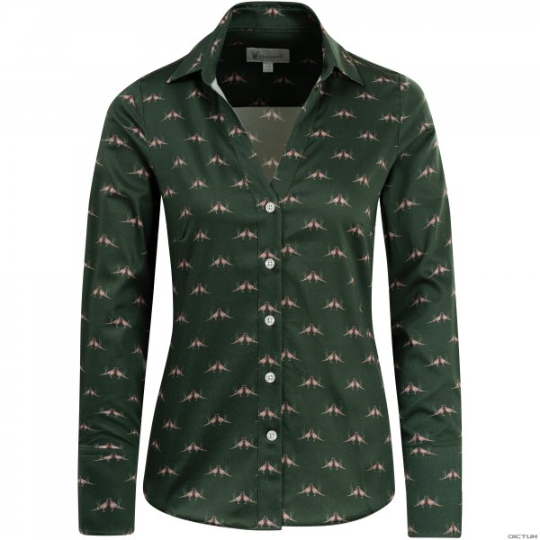 Hartwell Damen Bluse Harper, grün, Fasane, Gr. 36