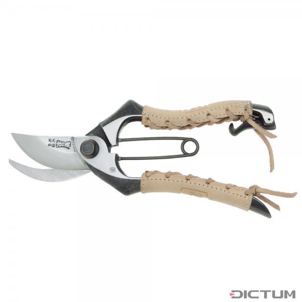 Pruning Shears with Leather Wrapping