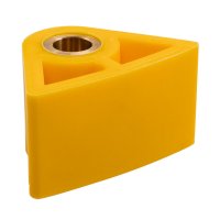 Replacement clamping pad, Violin, Viola, yellow, without thread