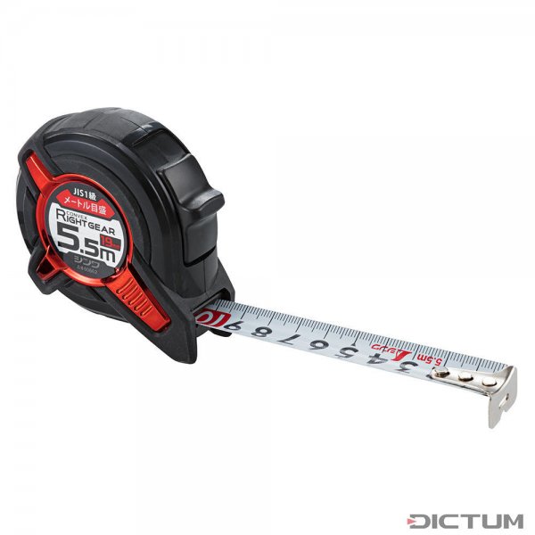 Shinwa Tape Measure »Right Gear«, 5.5 m