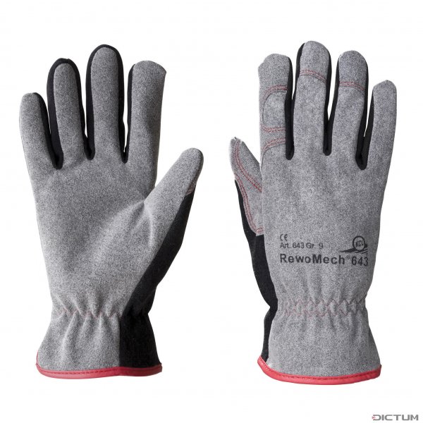 KCL RewoMech 643 Work Gloves, Size 8