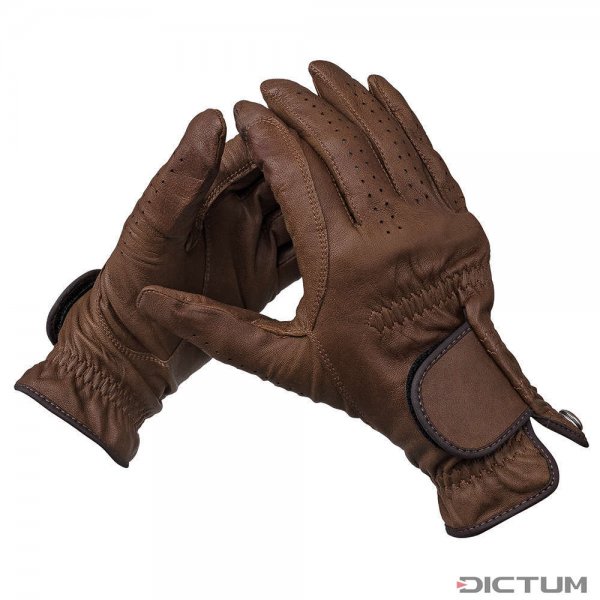 高贵的花园手套，由最好的羊皮制成，尺寸为7。