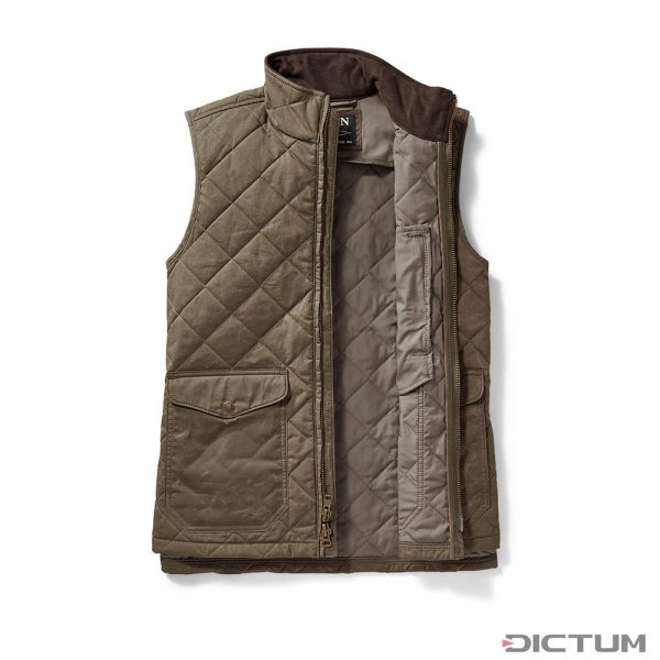 Filson Ladies Quilted Mile Marker Vest Otter Green XL Workwear Dictum