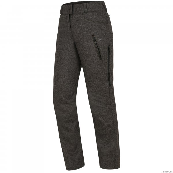 Pantalon en loden pour femme Heinz Bauer » Cerro Torre Lady «, gris foncé, 38