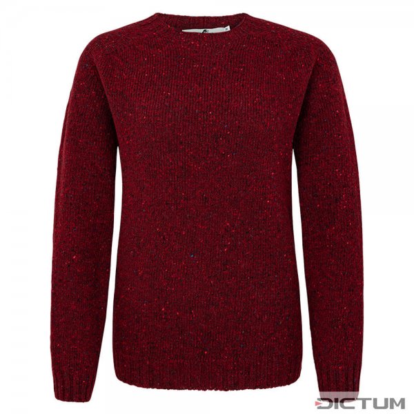 »Donegal« Ladies' Sweater, Dark Red, Size S