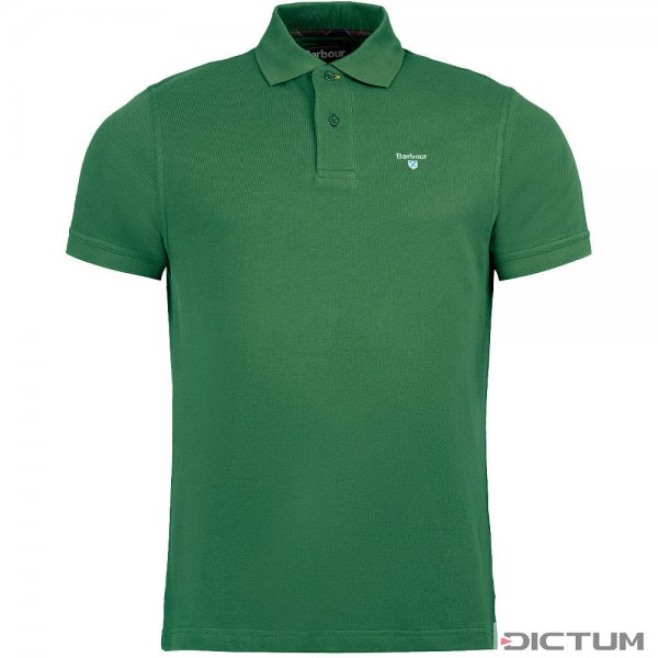 Maglia polo da uomo Barbour »Tartan Piqué«, racing green, taglia S