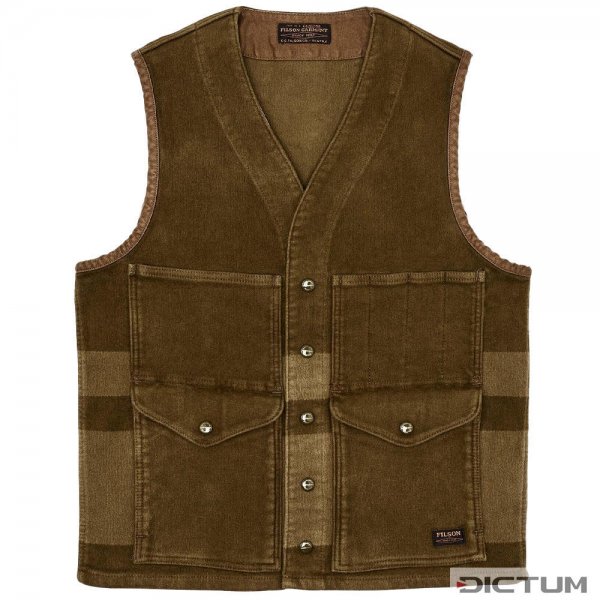 Filson Beartooth Cruiser Vest, marsh olive, taglia S