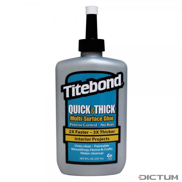 Titebond No-Run, No-Drip Wood Glue, 237 g