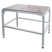 DICTUM stół DICTUM stół wielofunkcyjny PRO, układ otworów X61, MDF szary