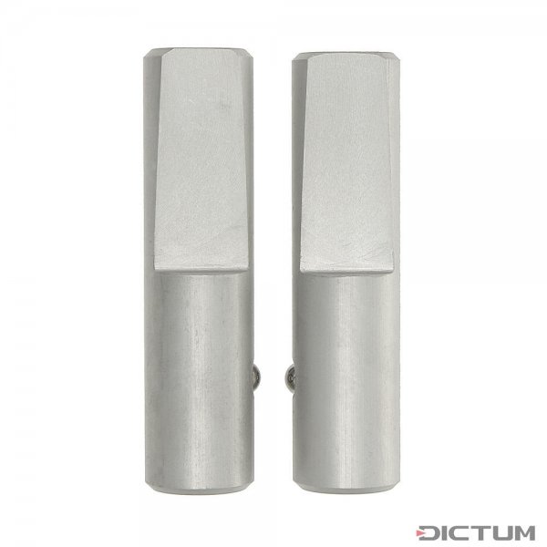 DICTUM Aluminium-Frontbankhaken, Ø 25 mm, 1 Paar