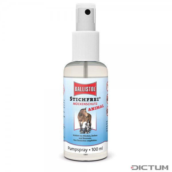 Spray repelente contra mosquitos Ballistol Stichfrei Animal, 100 ml