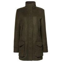 Purdey Ladies Loden Field Purdey Ladies Loden Field Coat, Green, Size 36