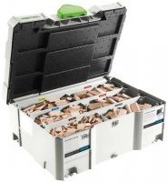 Festool Assortiment de Festool Assortiment de DOMINO en hêtre DS 4/5/6/8/10 1060x BU