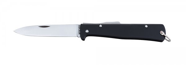 Mercator coltello tascabile, lamiera di acciaio, lama inoss., grande, clip