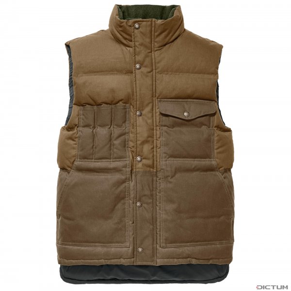 Filson Down Cruiser Vest, Dark Tan, taglia L