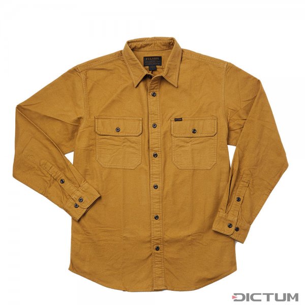 Filson Field Flannel Shirt, mustard, M