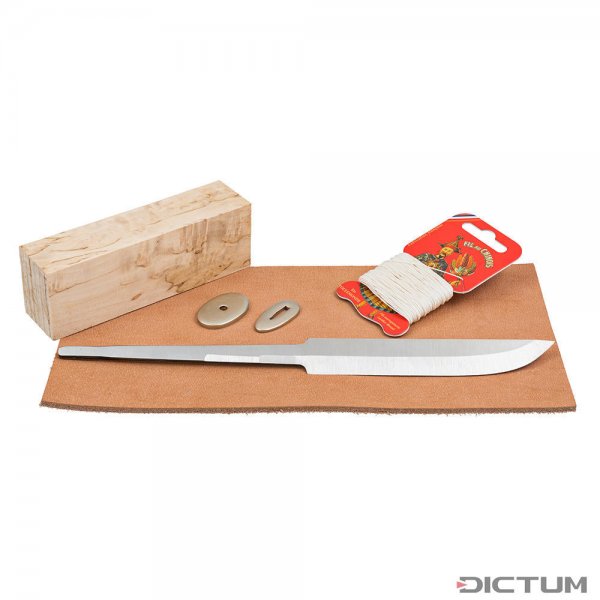 Kit d'assemblage de couteaux » Laurin «, acier chromé, longueur de lame 125 mm