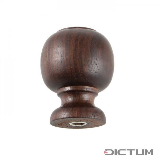 Rosewood Handle for Reamers with Hexagonal Shaft, Knob Shape, Ø 40 mm