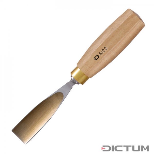 DICTUM Compact Sculpting Chisel, Sweep 6 / 22 mm