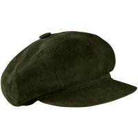 Balloon Cap, Suede, Balloon Cap, Suede, Green, Size 57
