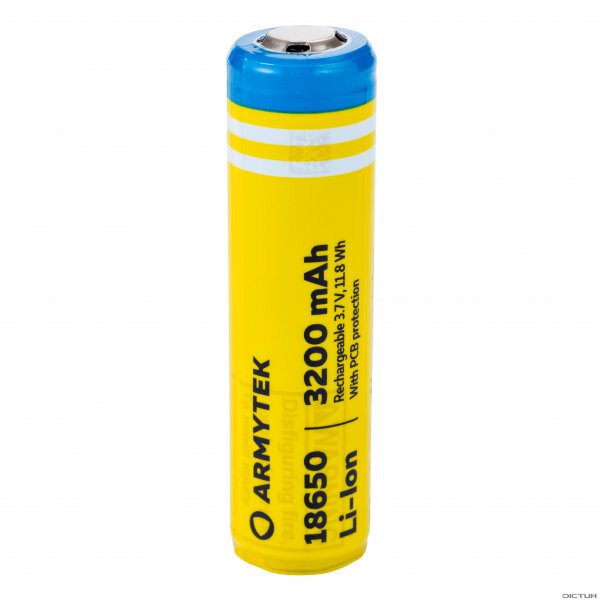 Armytek Lithium-ion Battery 18650, 3200 mAh