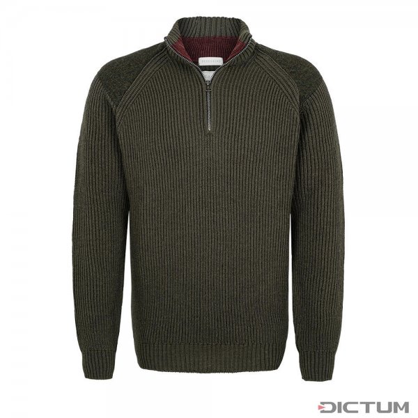 Peregrine, sweter myśliwski męski, oliwkowy, rozmiar XL