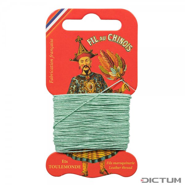 »Fil au Chinois« Waxed Linen Thread, Jade, 15 m
