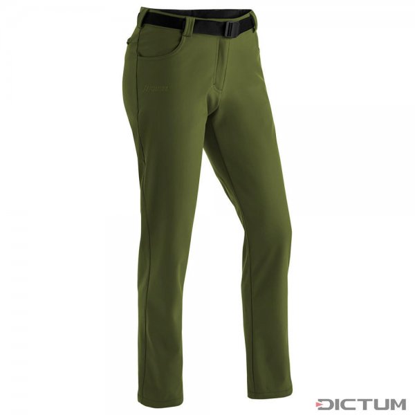 Pantalón funcional para mujer »Perlit W«, verde militar, talla 38