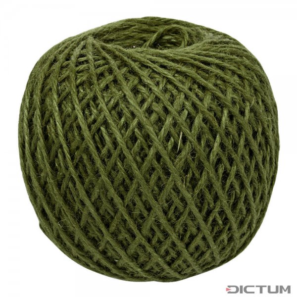 Bobina de cordel de yute Nutscene »Twin Balls«, 130 mm, verde