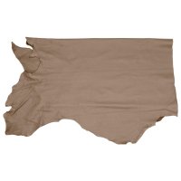 Olive-tanned Cowhide, Half Hide, Taupe, 2.8-3.0 m²