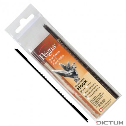 Hoja de segueta Pégas Super-Hook, ancho de la hoja 2,00 mm, 12 unidades