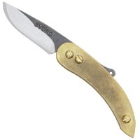 Svörd Folding Knife Peasant Micro, Brass