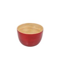 Bamboo Bowl Small, Red Bamboo Bowl Small, Red