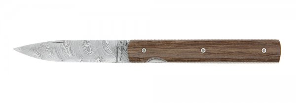 Nóż składany Le Francais ze stali damasceńskiej, wacapou