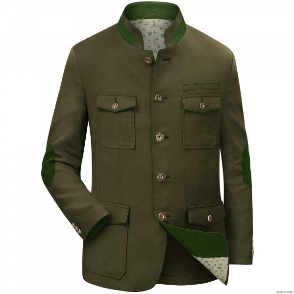 Habsburg »Adrian« Men's Jacket, Olive/Green, Size 54