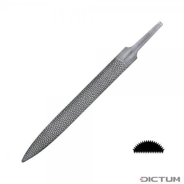 Raspa di precisione DICTUM »Flat Cut«, mezzo tonda, taglio 4, l. taglio 200 mm