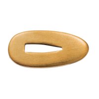 Bolster with Finger Guard, 15 x 31 mm, Brass, Blade Thickness 3.0 mm, V-Slot