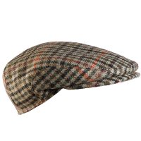 Cap, Tweed, Chequered, Cap, Tweed, Chequered, Size 55