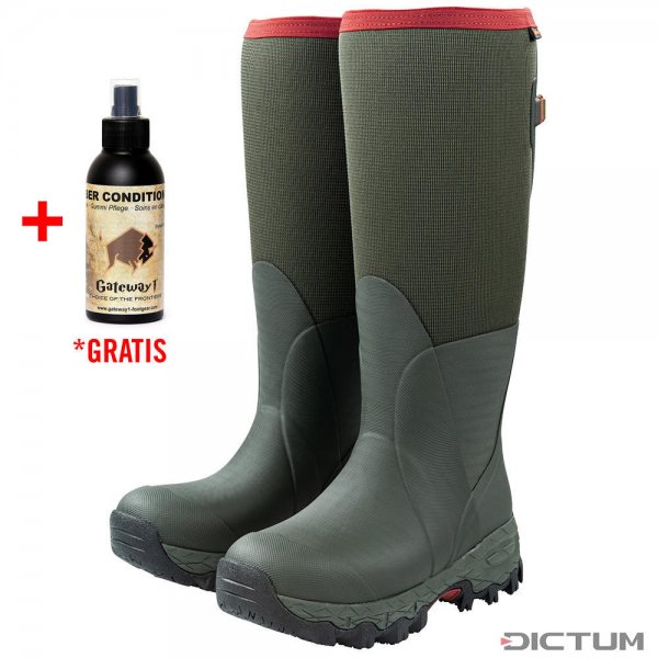 Gateway1 »Woodbeater Lady« Rubber Boots, 17 Inch, 7 mm, Dark Green, Size 37 (6)