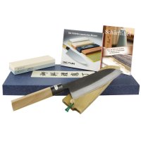 All-purpose Knife with Sharpening Stone and DVD