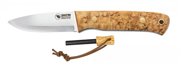 Туристический нож Casström Woodsman, карельская береза