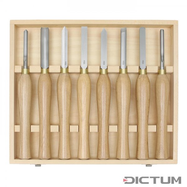 Hattori HSS Turning Tools, Midi, 8-Piece Set