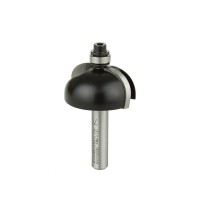 HW-Hohlkehlfräser mit HW-Hohlkehlfräser mit Kugellager, Schaft Ø 8 mm, R 6 mm