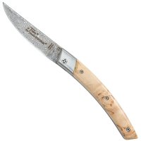 Cuchillo plegable Le Thiers RLT Damasco, abedul veteado