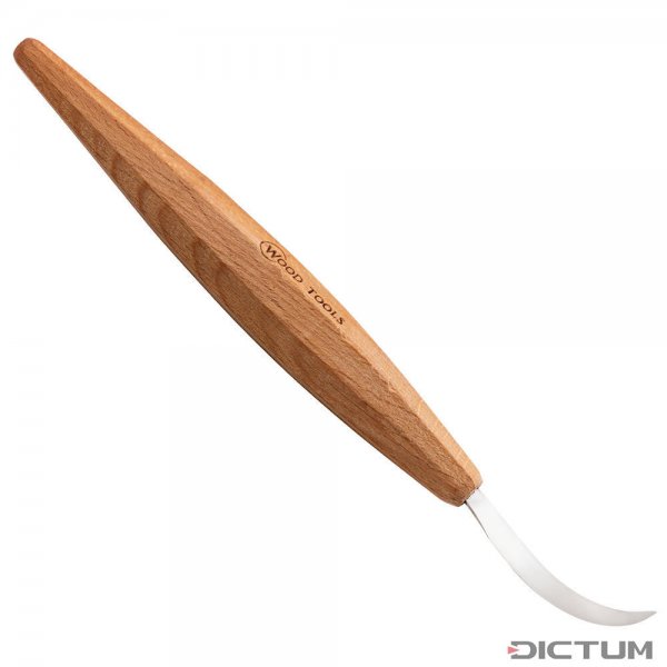 Coltello ad uncino Wood Tools »Open Curve«, per mancini
