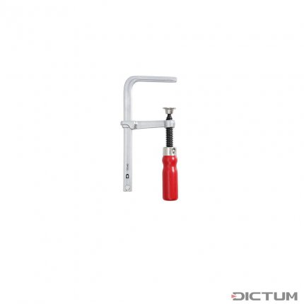 Sargento todo acero DICTUM para carriles guía/ancho de sujeción 120 mm